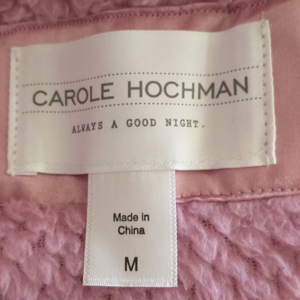Carole Hochman Robe Ladies Medium Soft Rose Pink - Picture 5 of 7